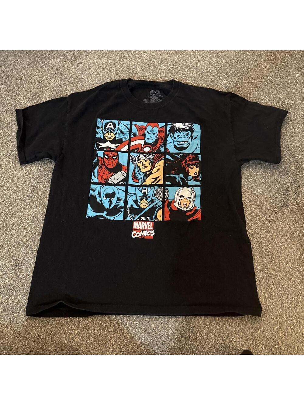 Marvel Men's Black Tshirt